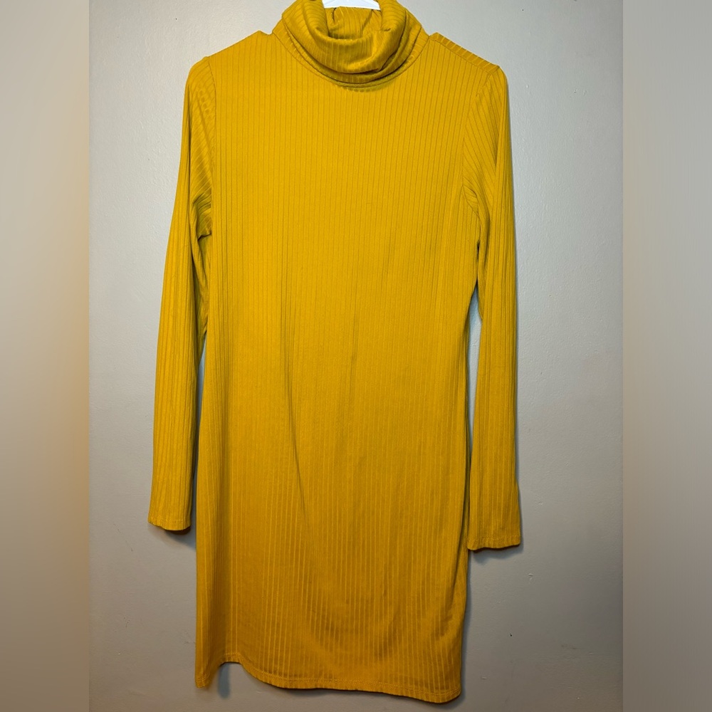 Dress mustard color